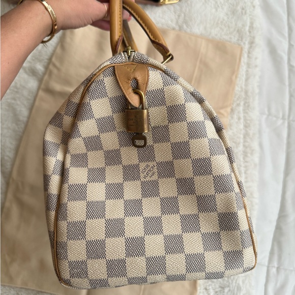Louis Vuitton | Authentic Vintage Damier Azur Speedy 30 Handbag - Picture 15 of 16